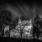 Schloss Lenzburg at Night - Black and White