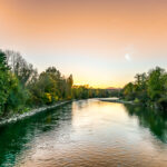 Aare after Sunset