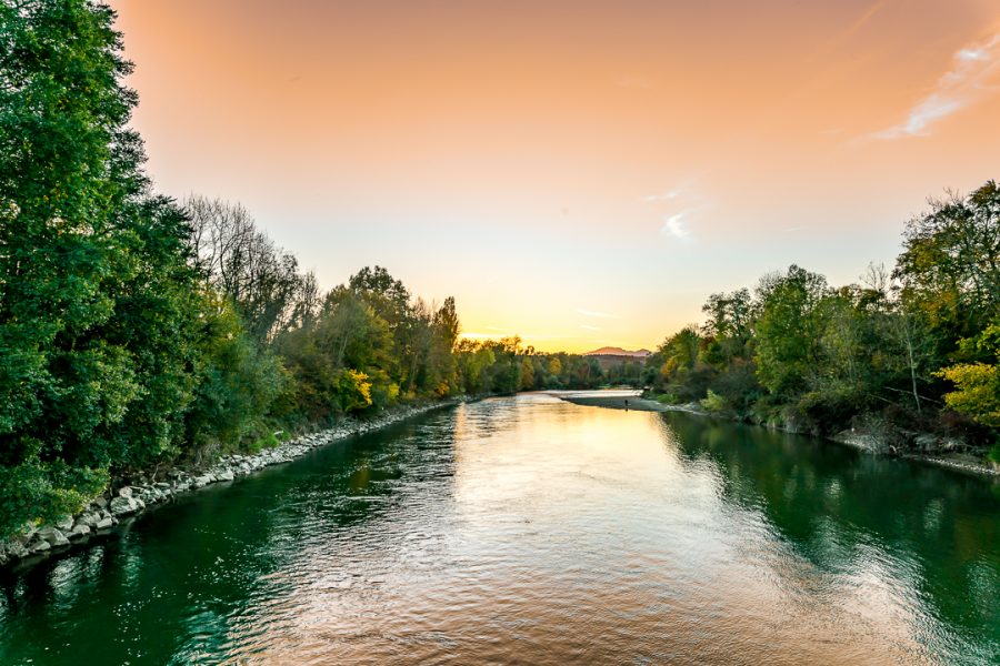 Aare after Sunset